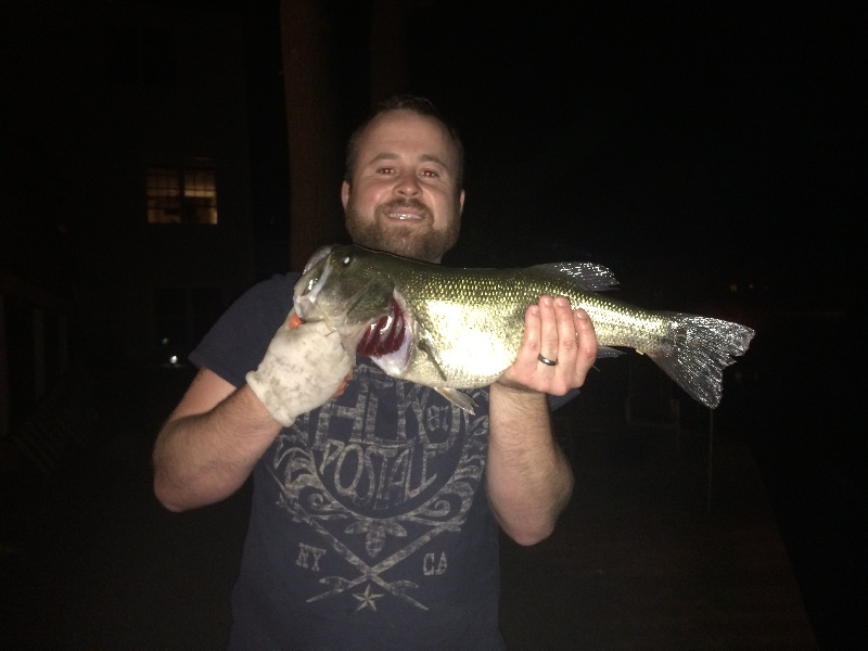 Night Fishing On LakeBoone